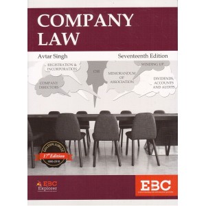 EBC's Company Law for BL/LLB Students by Dr. Avtar Singh